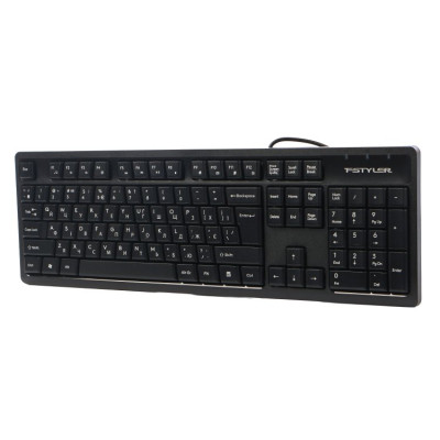 Клавиатура A4Tech FKS12 USB UA Black (4711421003155) Винница - изображение 3