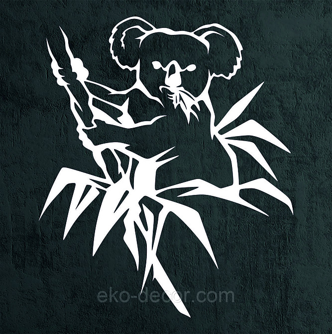 Декоративное настенное Панно «Коала»  Декор на стену 50*43 см , Белый Киев - изображение 5