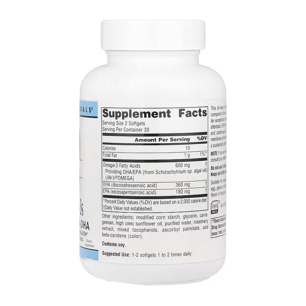 Омега 3 Source Naturals Vegan Omega-3s EPA-DHA 300 мг 60 капсул Луцьк - фото 2