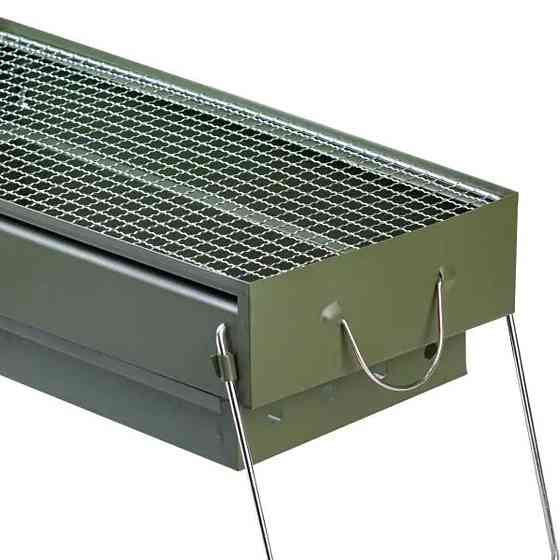 Портативный складной мангал с решеткой 51.5×23 см Киев