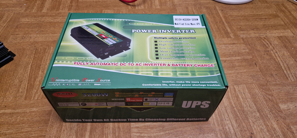 ДБЖ Перетворювач напруги автомобільний Wimpex WX 3200 USB, інвертор з UPS і зарядкою 1000Wat Одеса - фото 5