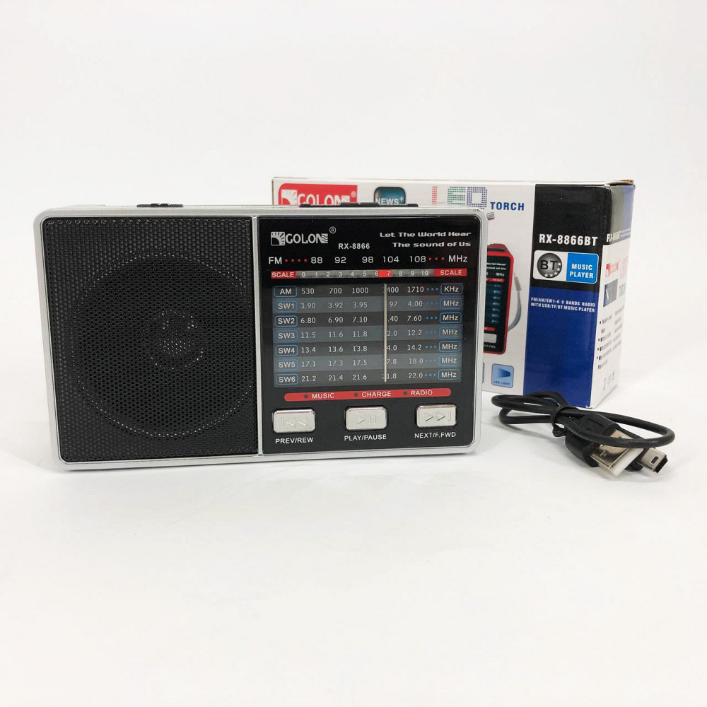 Портативне аварійне радіо, що працює від мережі, Портативне радіо, Радіоприймач з гарною якістю прийому DV-80 Львів - фото 7