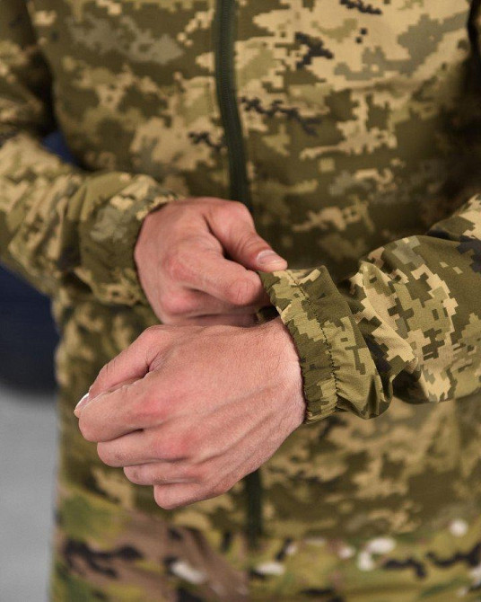 Полегшена стрейчева ветровка fuzz піксель XXL Одеса - фото 6