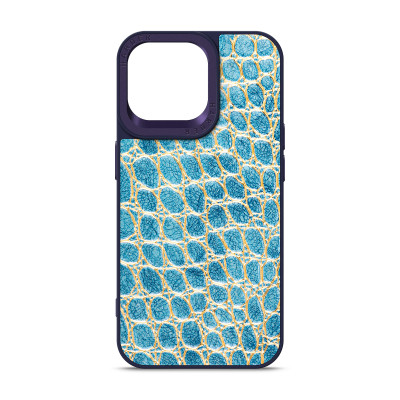 Чехол для мобильного телефона Harder Crocosaur Apple iPhone 14 Pro Max Blue (ARM76730) Винница - изображение 1