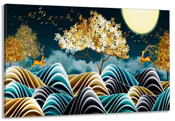 Картина полотно у вітальню / спальню   Природа    MLP_284 ( 60х30см ) 80x120 см Київ