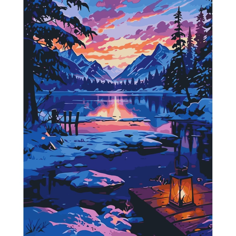 Картина за номерами "Зимовий пейзаж" 11056-AC 40х50 см Вінниця - фото 1