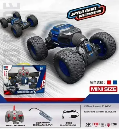 Машинка на радиоуправлении UD 2220 A, масштаб 1:18, акум.3,7V, пульт 2,4G, трансформируется Коломыя