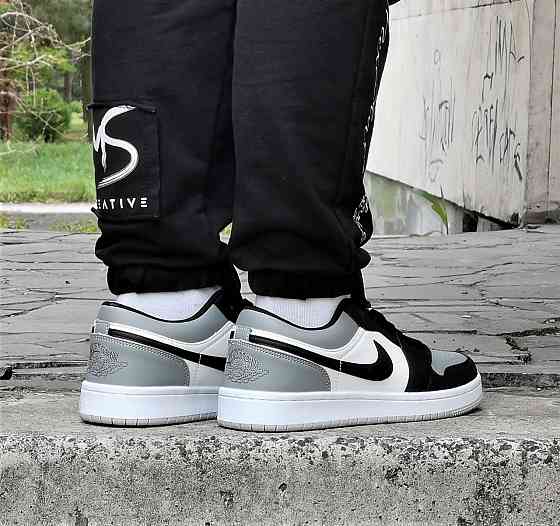 Кроссовки Nike Jordan Белые Мужские Джорданы Черные Серые Найк (размеры: 41,42,43,44) Видео Обзор Днепр