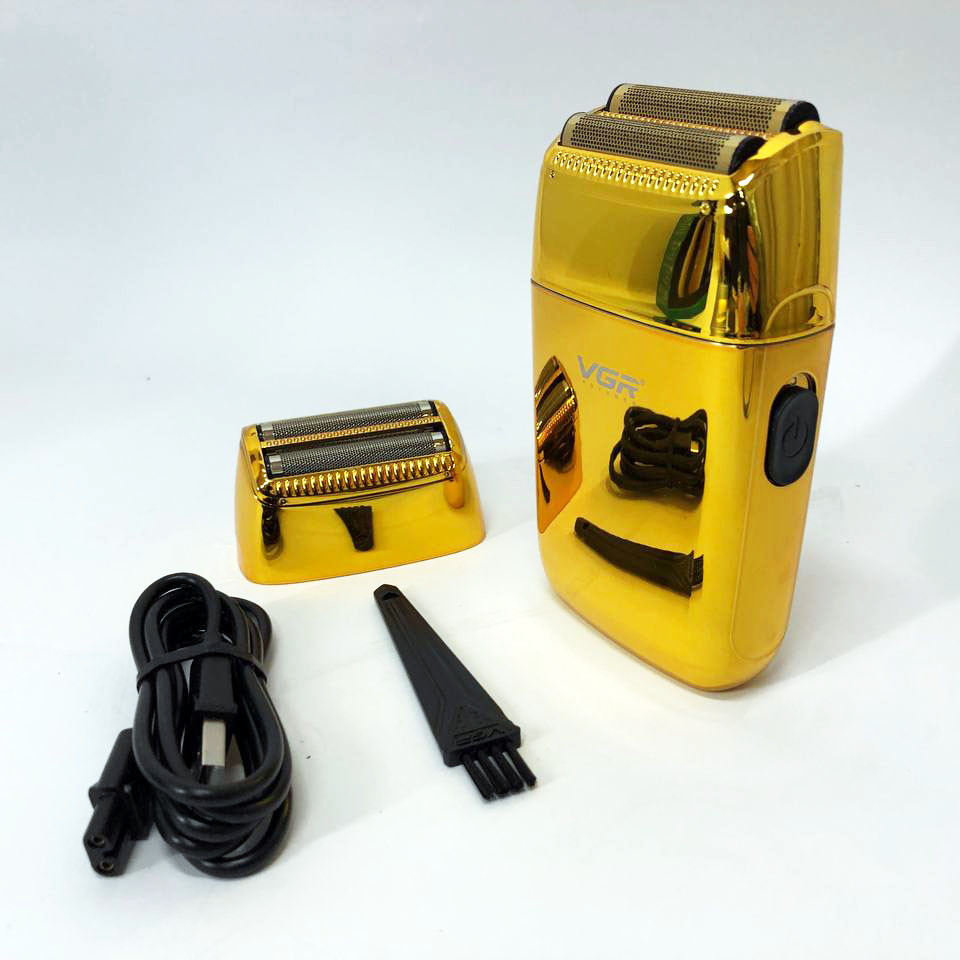 Електрична бритва для якісного гоління VGR V-399 GOLD, Бритва портативна акумуляторна AB-58 Львів - фото 13