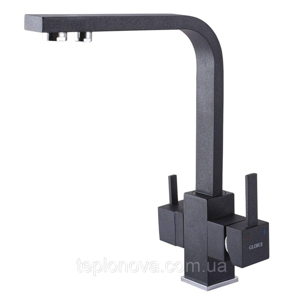 Змішувач для кухні під осмос Globus Lux LAZER GLLR-0111-1-ONIX Чернівці - фото 1