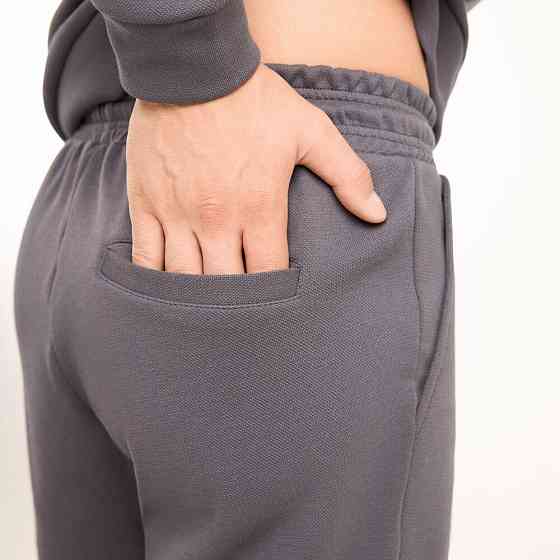 Темно-сірий спортивний костюм для чоловіків Pobedov Binance. Весна осінь спортивний комплект Київ