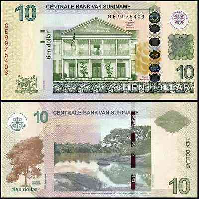 Сурінам / Suriname 10 dollars 2010 Pick 163 UNC Полтава