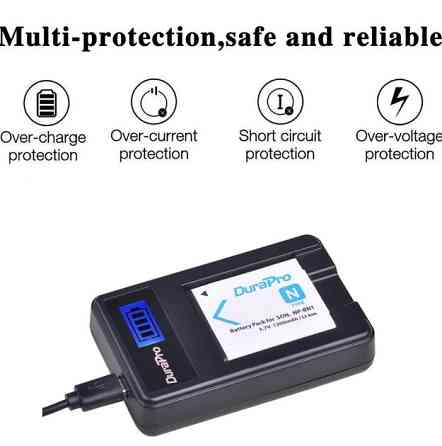 Комплект акумуляторів DuraPro NP-BN1 для Sony Cyber-shot + LCD USB зарядний пристрій Луцьк