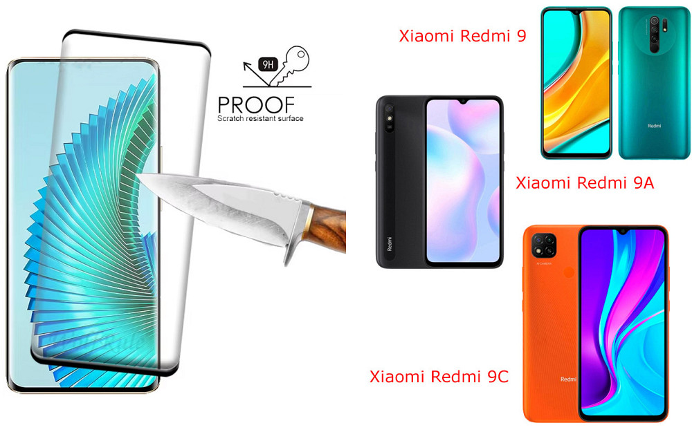 Защитное стекло HyperGlass Pro для Xiaomi Redmi 9, 9A, 9C – максимальная чувствительность и защита Киев - изображение 1