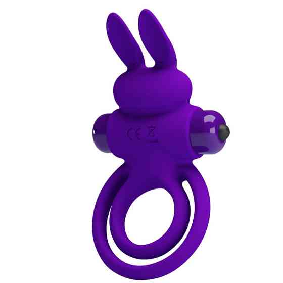 Ерекційне кільце з вібрацією PRETTY LOVE VIBRANT PENIS RING III Purple Sex Aura Київ