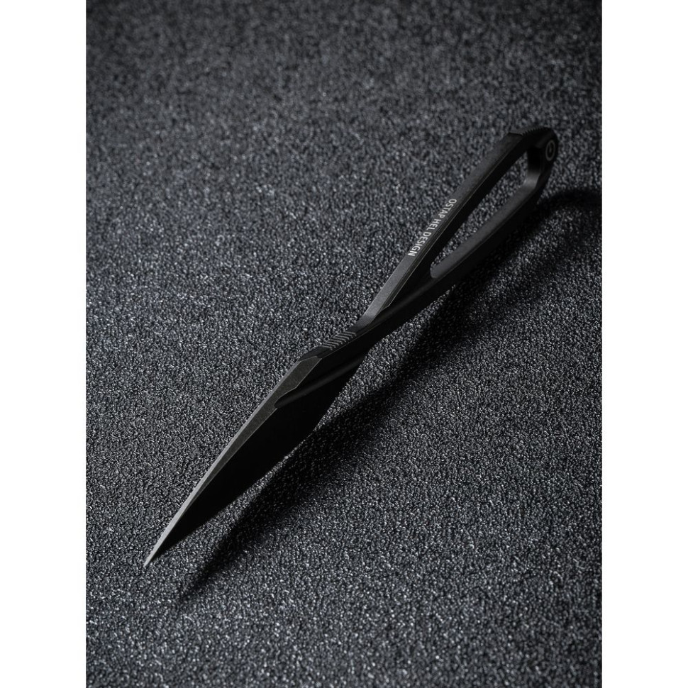 Ніж фіксований тактичний Civivi D-Art, D2 (12.5 см) чорний Київ - фото 12