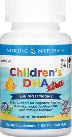 Омега 3 для дітей Nordic Naturals Children's DHA Xtra 90 міні капс ягідний Київ
