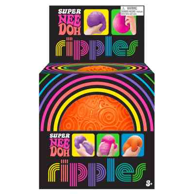 Антистресс NeeDoh серии Super – Яркие кружочки (оранжевый) (RSPND-1) Винница