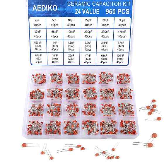 Керамічні конденсатори 960шт для високочастотної розв'язки Київ