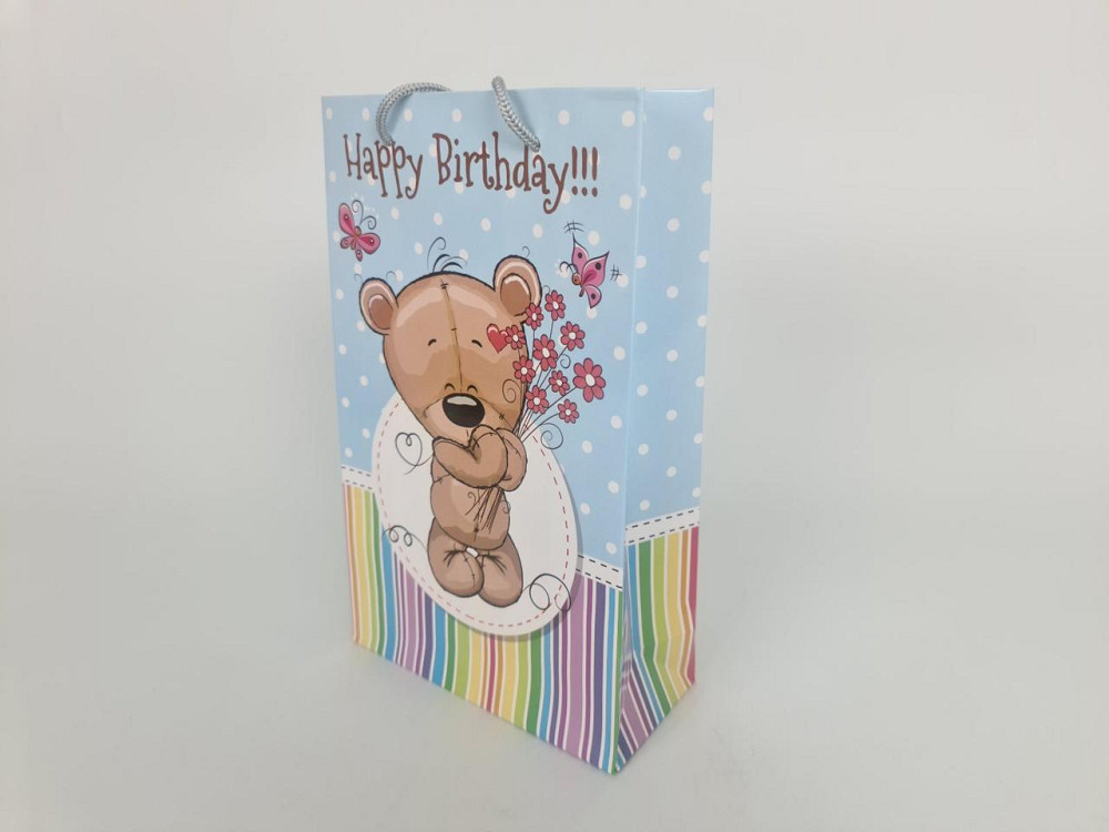 Бумажный пакет подарочный Средний 17/26/8 (артSV-063) (12 шт) Харьков - изображение 2