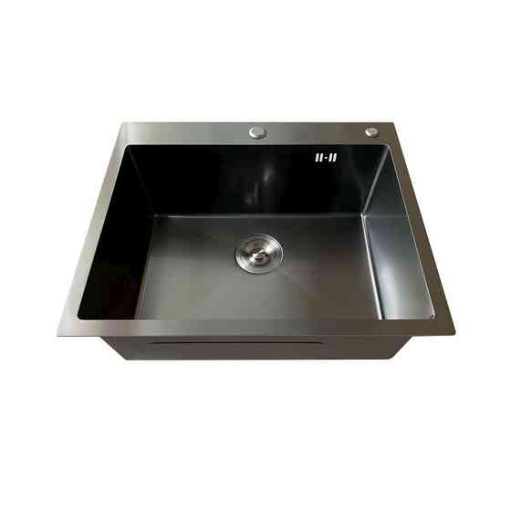 Мийка Mixxus MH5843 Micro Decor Graphite  з нержавіючої сталі   ( 14265 ) Харків