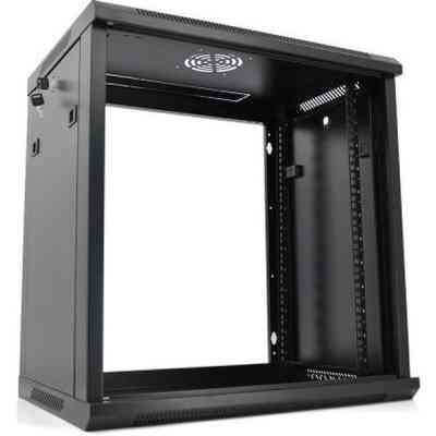 Шафа настінна Merlion 12U 19" 600*450*634 (Ш*Г*В)мм, black (Ml3-6412) Вінниця