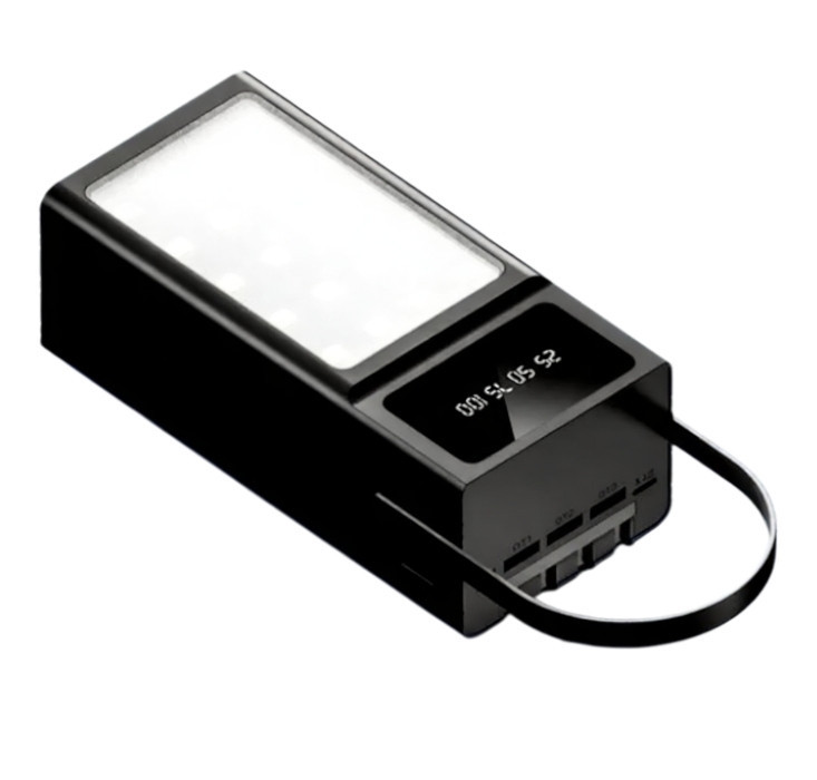 Універсальна мобільна батарея Maxcell PJ0099 120000mAh 2.1A Чорний Вінниця - фото 1