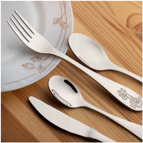 Набір дитячих столових приборів 4 предмети нержавіюча сталь 5335 KAMILLE Житомир - изображение 6