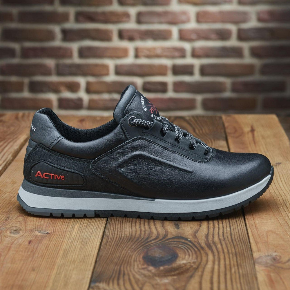 Чоловічи кросівки з натуральної шкіри Silver Харьков - изображение 3