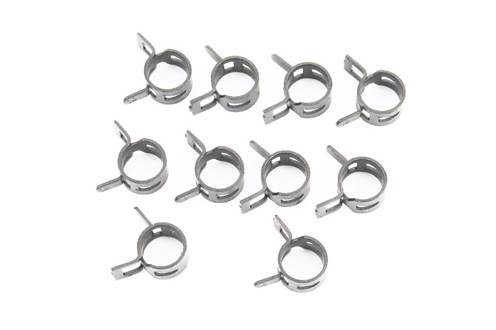 Хомут пружинний 10мм чорний, к-кт 10шт Київ - фото 1