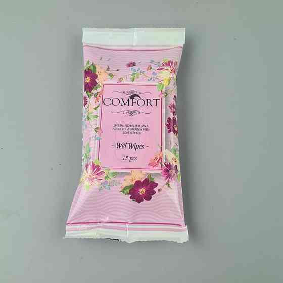 Волога серветка 15 шт "Comfort" (1 пачка) Харків