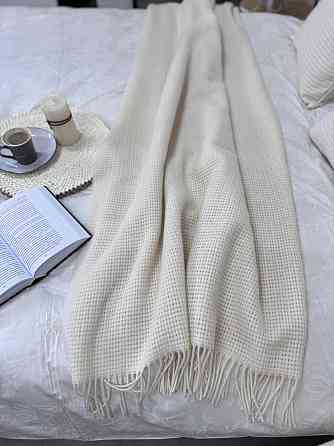 Vladi Плед Vladi 170х210 см вовняний Нова Зеландія молочний Коломия