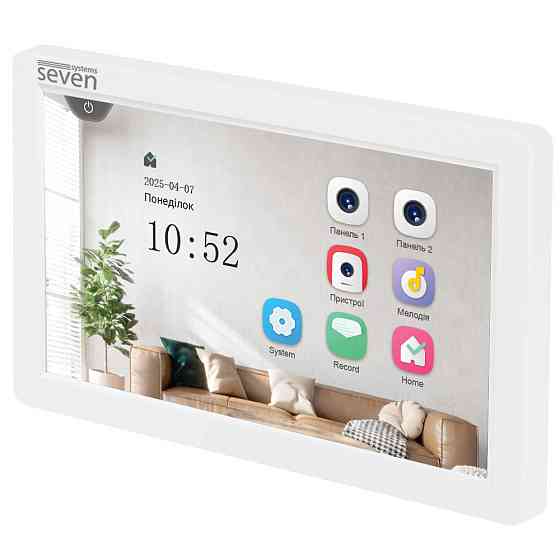 Відеодомофон 7 дюймів SEVEN DP-7570 FHD IPS white Київ