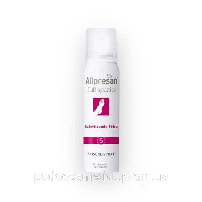 Спрей освежающий для стоп с повышенной потливостью Allpresan Foot Special №5 Freshness Spray, 100 мл Одесса - изображение 1