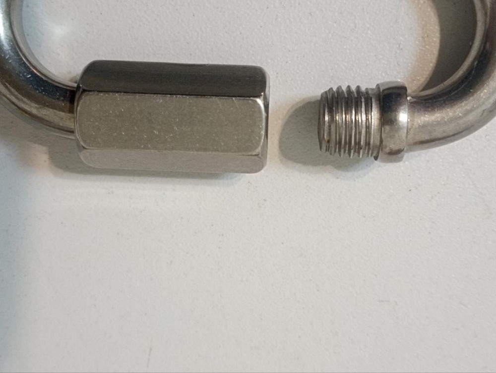 Змичка (ланцюга) "GoralMet" з нержавіючої кислотостійкої сталі AISI 316 на закрутку  діаметром 5 мм Киев - изображение 2