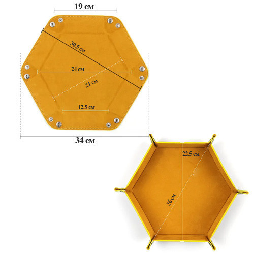 Складной кожаный лоток для кубиков для настольных игр Киев - изображение 2