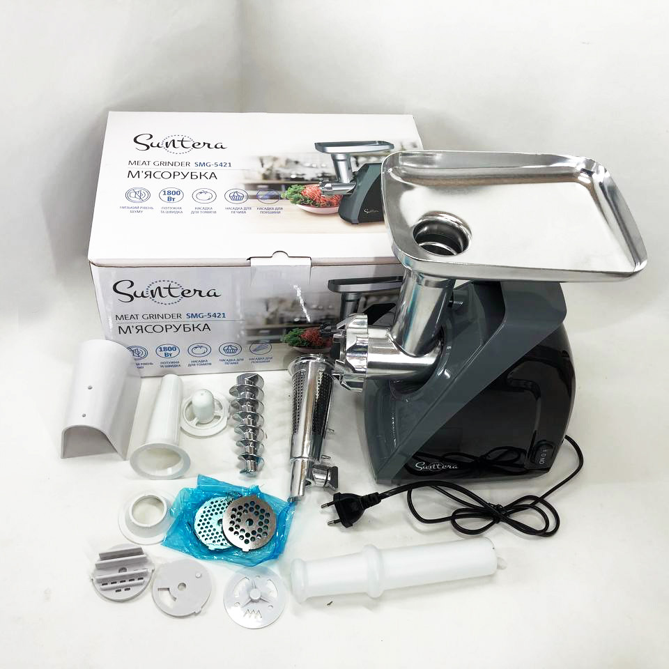 Мясорубка электрическая металл, Мясорубка для дома и кухни Хорошая Электрическая NI-42 Львов - изображение 12