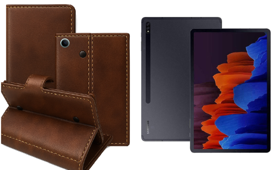 Книга-трансформер для планшета Samsung Galaxy Tab S11 5G, Galaxy Tab S11 Ultra 5G, цвет Black Buno-Red Киев