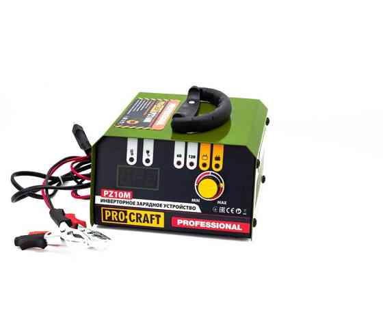 Інверторний зарядний пристрій Procraft PZ10M (6/12 В) — надійний зарядний пристрій з гарантією 36 міс Львів