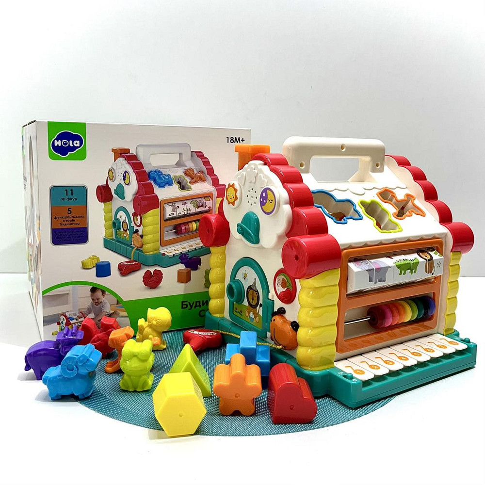Cортер Hola розвиваючий Теремок музика світло звуки тварин (9196) Чернігів - фото 3