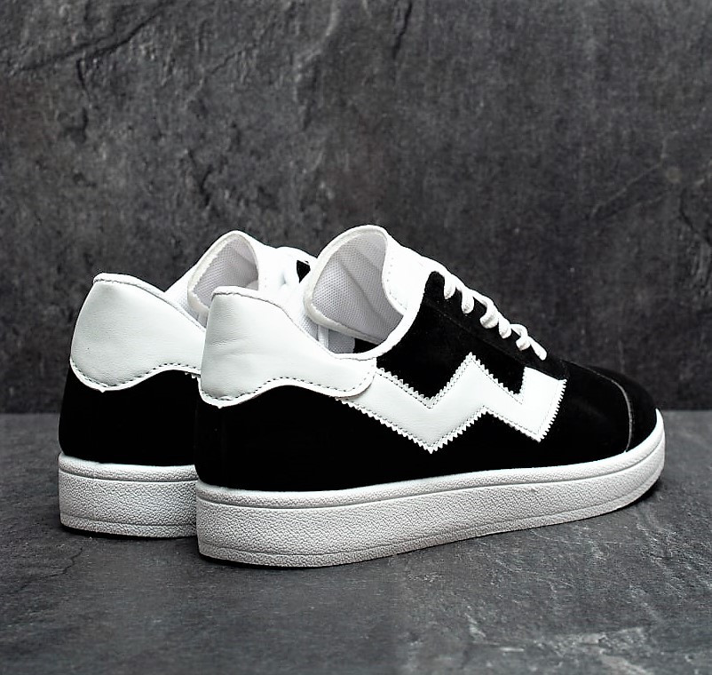 Кроссовки Мужские Черные Замшевые (размеры: 40) - 793 Днепр - изображение 3