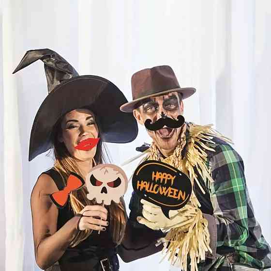 Фотобутафория на Хэллоуин 21 деталь one size разноцветный Киев