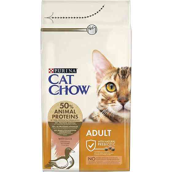 Сухий корм для дорослих котів Cat Chow Adult з качкою 1.5 кг Вінниця