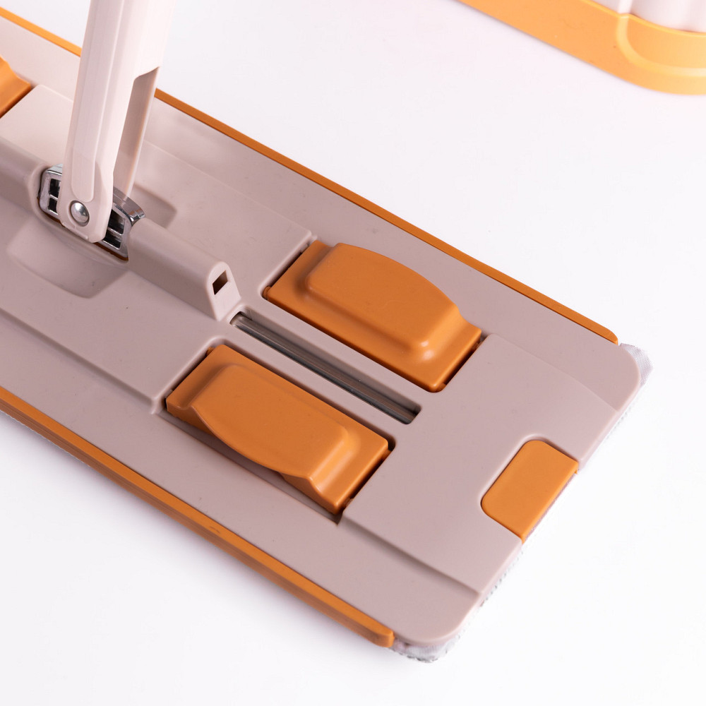 Швабра з відром 16 л для миття підлоги з віджимом плоска насадка з мікрофібри набір для прибирання будинку HP-35015-58 Коломыя - изображение 3