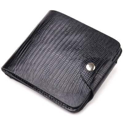 Портмоне Canpellini Из натуральной кожи Черное (21575) Винница - изображение 1