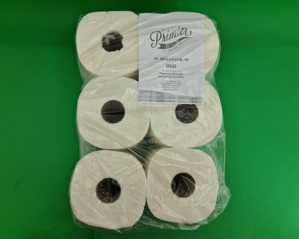 Полотенце бумажное (150) Примьер Masters econom (6 пачка) Харьков - изображение 2