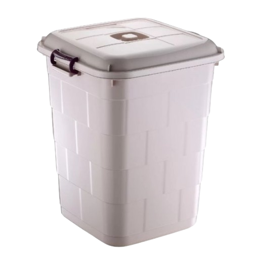 Бак для сміття квадратний 55л з кришкою Tetris ELIF Житомир - изображение 1