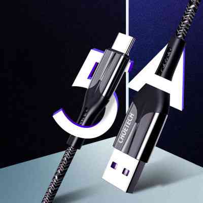 Дата кабель USB 2.0 AM to Type-C 1.2m 5A Choetech (AC0013-BK) Вінниця