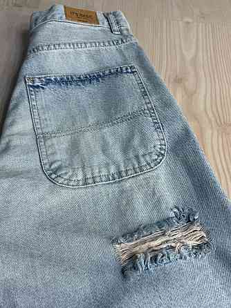 Джинси жіночі Its Basic 2952-1-12 skater jeans широкі рвані блакитні, блакитний, 36, 36, 75 см, 103 см Київ