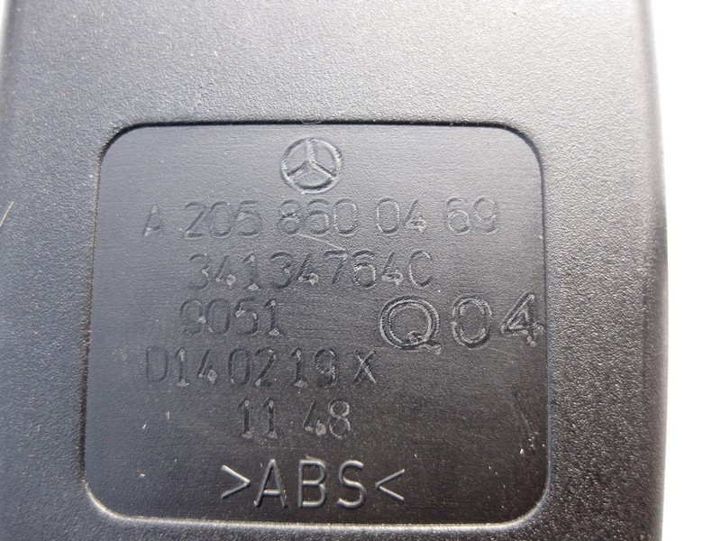 Mercedes-Benz  A2058600469 Замок - засувка ременя безпеки задня права та центральна C-Class W205 GLC X253 EQC 293 Одеса - фото 3